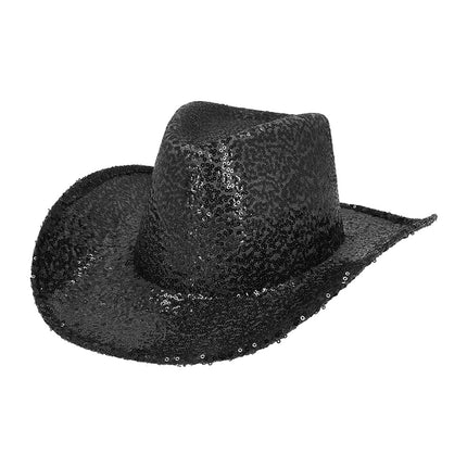 E-Carnavalskleding.nl Cowboyhoed Rodeo Party zwart