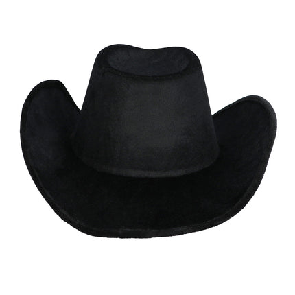 E-Carnavalskleding.nl Cowboyhoed starlight glitters zwart