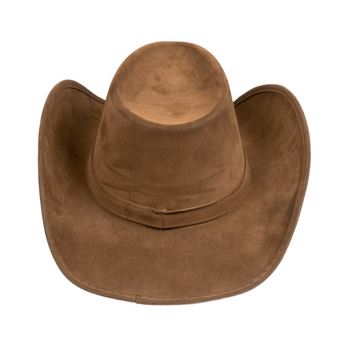 E-Carnavalskleding.nl Cowboyhoed 'suede' Wyoming bruin
