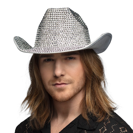 E-Carnavalskleding.nl Cowboyhoed Tomorrow zilver