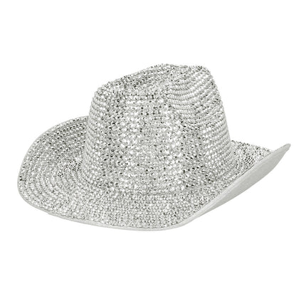 E-Carnavalskleding.nl Cowboyhoed Tomorrow zilver