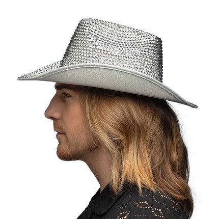 E-Carnavalskleding.nl Cowboyhoed Tomorrow zilver