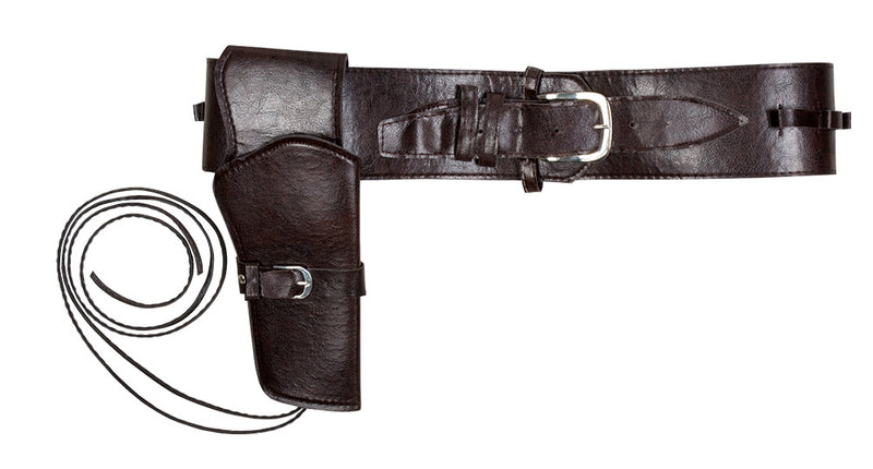 E-Carnavalskleding.nl Cowboyholster bruin luxe