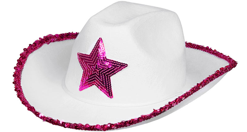 E-Carnavalskleding.nl Cowgirl hoed Rodeo star
