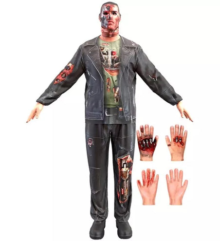 E-Carnavalskleding.nl Cyborg kostuum Timo zombie