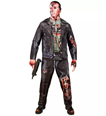 E-Carnavalskleding.nl Cyborg kostuum Timo zombie
