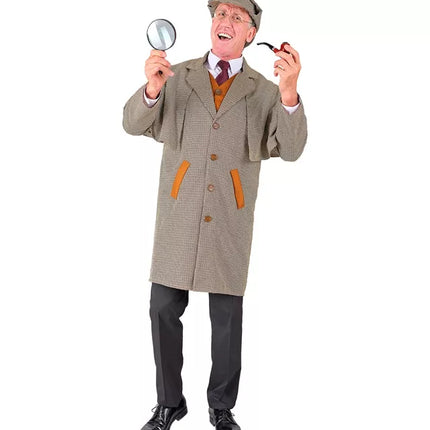 E-Carnavalskleding.nl Detective kostuum Bram Sherlock Holmes