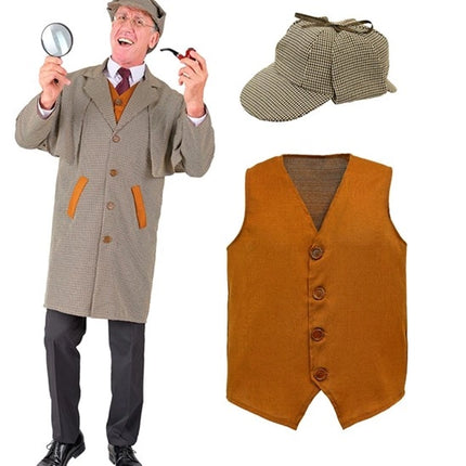 E-Carnavalskleding.nl Detective kostuum Bram Sherlock Holmes