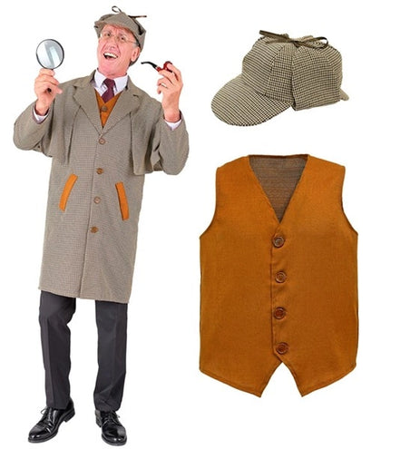 E-Carnavalskleding.nl Detective kostuum Bram Sherlock Holmes