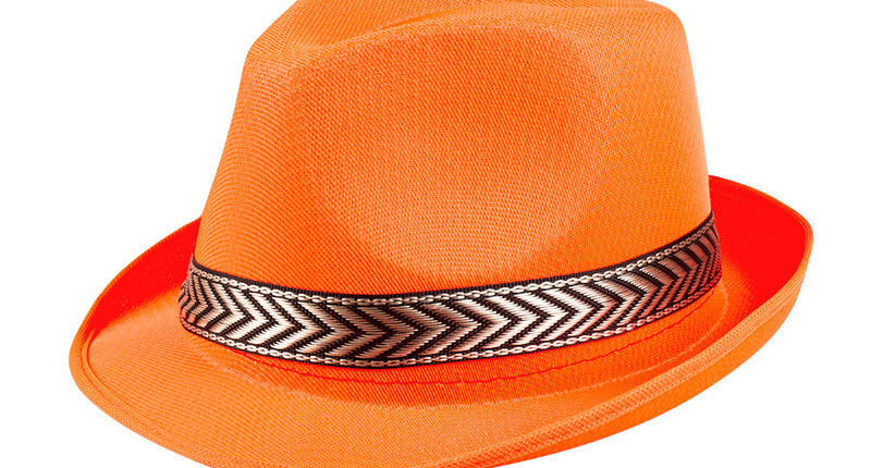 E-Carnavalskleding.nl Deukhoedje funky neon oranje