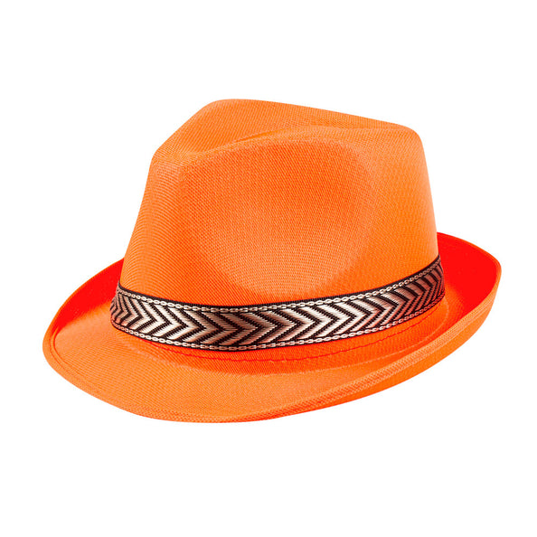 E-Carnavalskleding.nl Deukhoedje funky neon oranje