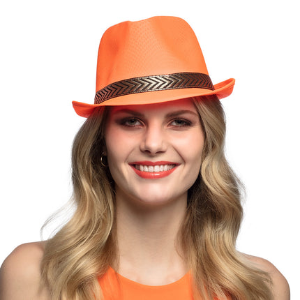 E-Carnavalskleding.nl Deukhoedje funky neon oranje