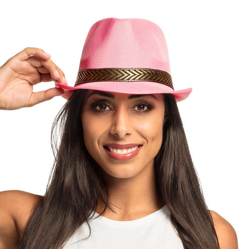 E-Carnavalskleding.nl Deukhoedje funky roze