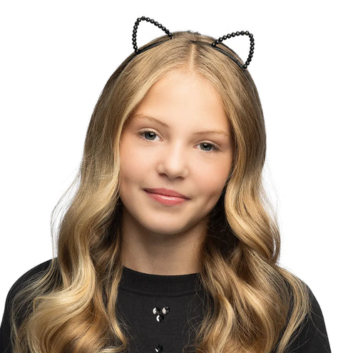 E-Carnavalskleding.nl Diadeem Cat black diamond