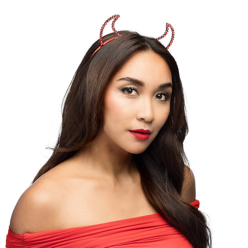 E-Carnavalskleding.nl Diadeem Devil diamond