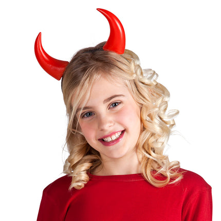 E-Carnavalskleding.nl Diadeem Duivelhoorntjes promo