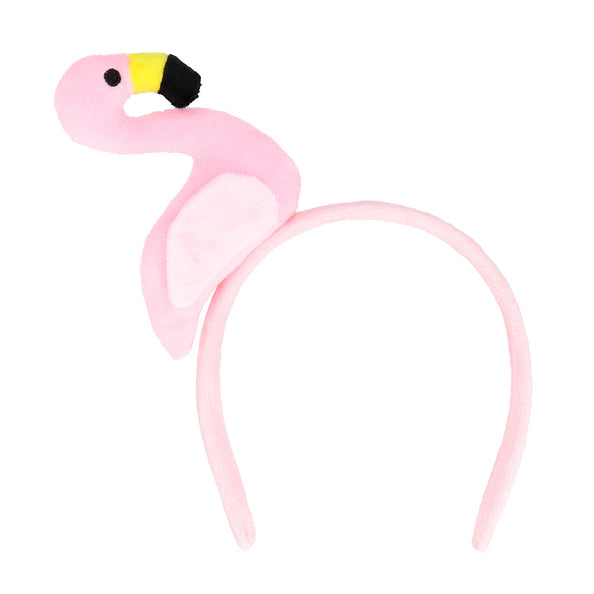 E-Carnavalskleding.nl Diadeem Flamingo pluche