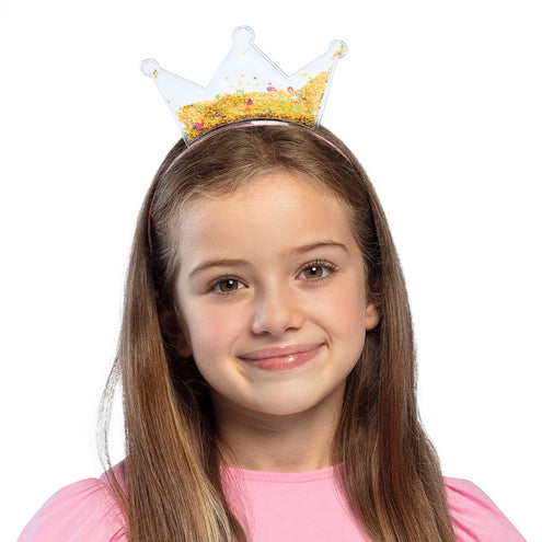E-Carnavalskleding.nl Diadeem Glitter kroon