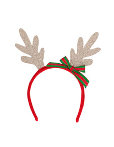E-Carnavalskleding.nl Diadeem Golden reindeer
