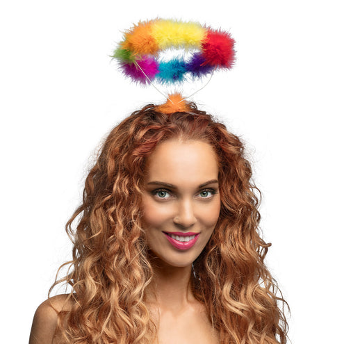 E-Carnavalskleding.nl Diadeem Halo regenboog