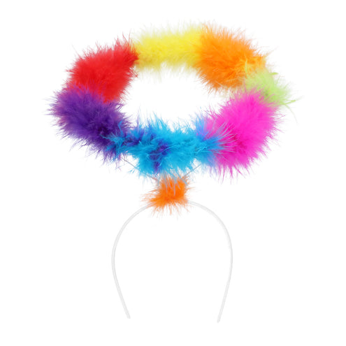 E-Carnavalskleding.nl Diadeem Halo regenboog