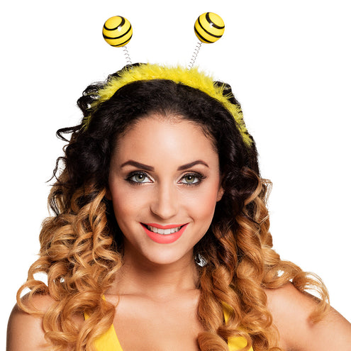E-Carnavalskleding.nl Diadeem Honingbij met voelsprieten