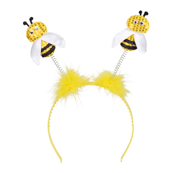E-Carnavalskleding.nl Diadeem Honingbijtjes glitter