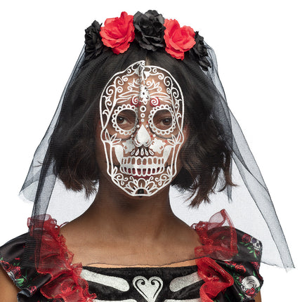 E-Carnavalskleding.nl Diadeem La Calavera