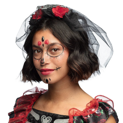 E-Carnavalskleding.nl Diadeem La Calavera