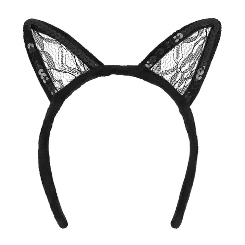 E-Carnavalskleding.nl Diadeem Lacy cat