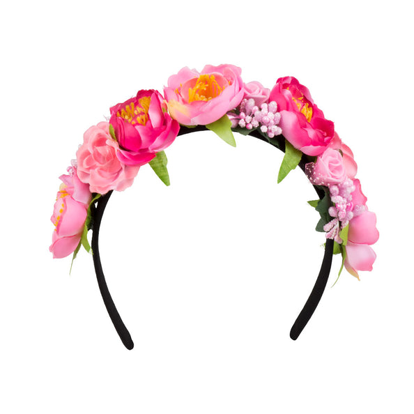 E-Carnavalskleding.nl Diadeem Lotus bloemen Hawaii