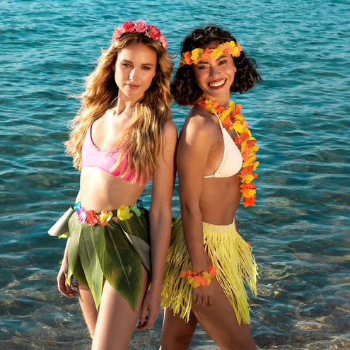 E-Carnavalskleding.nl Diadeem Lotus bloemen Hawaii
