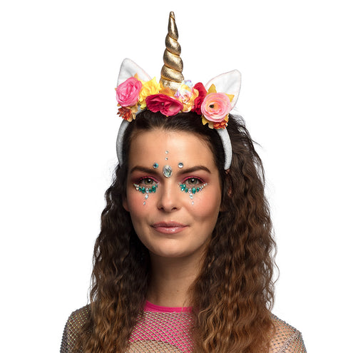 E-Carnavalskleding.nl Diadeem Rosy unicorn