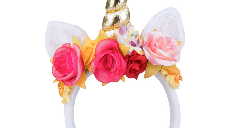 E-Carnavalskleding.nl Diadeem Rosy unicorn