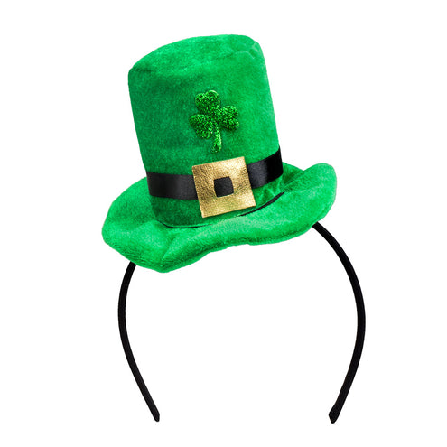 E-Carnavalskleding.nl Diadeem St. patrick hoedje Shamrock