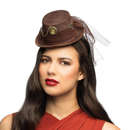 E-Carnavalskleding.nl Diadeem Steamlady deluxe