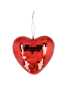 E-Carnavalskleding.nl Discobal Hart rood