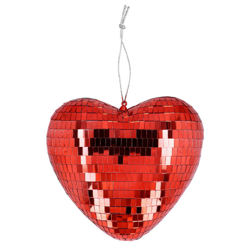 E-Carnavalskleding.nl Discobal Hart rood