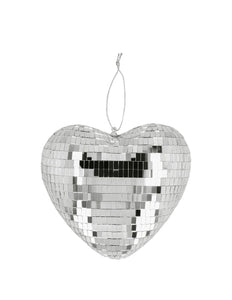 E-Carnavalskleding.nl Discobal Hart zilver