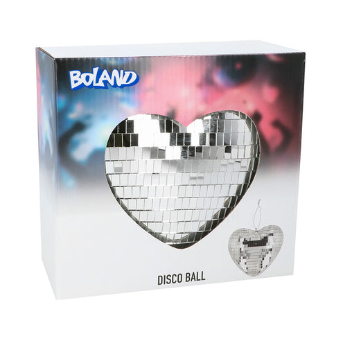 E-Carnavalskleding.nl Discobal Hart zilver