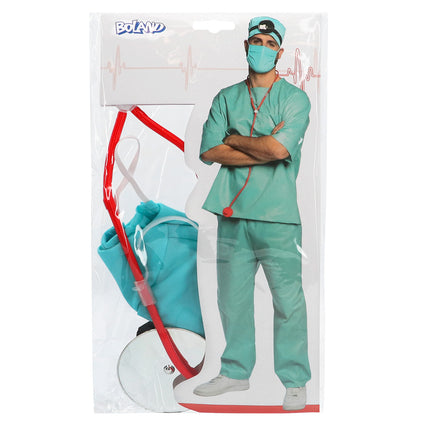 E-Carnavalskleding.nl Dokter Chirurg Verpleegster verkleed set compleet
