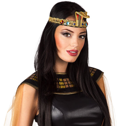 E-Carnavalskleding.nl Egyptische hoofdband Nile queen Cleopatra