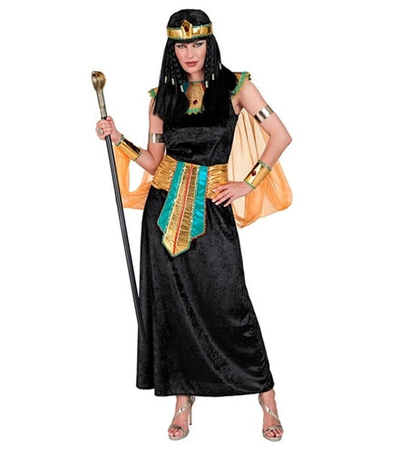 E-Carnavalskleding.nl Egyptische koningin zwart Elsa