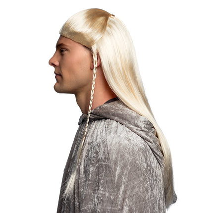 E-Carnavalskleding.nl Elfen pruik lang blond