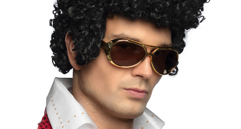 E-Carnavalskleding.nl Elvis Pres pruik Rock 'n Roll