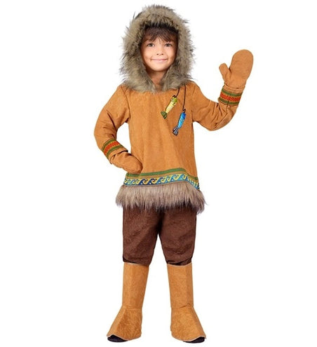 E-Carnavalskleding.nl Eskimo kostuum Sander kinderen