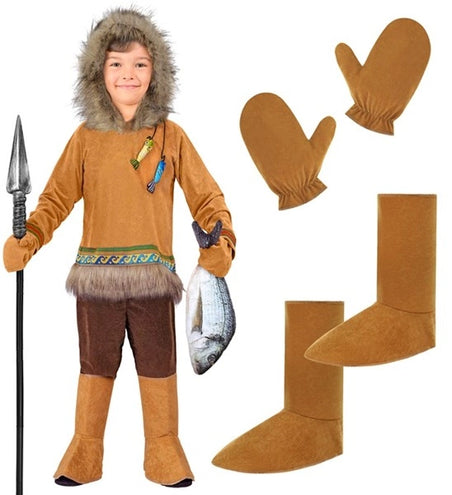 E-Carnavalskleding.nl Eskimo kostuum Sander kinderen