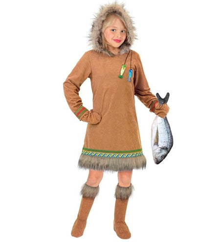 E-Carnavalskleding.nl Eskimo meisje kostuum Jesse kinderen