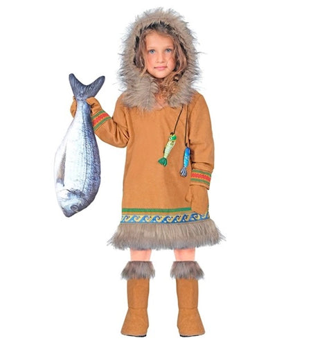 E-Carnavalskleding.nl Eskimo meisje kostuum Jesse kinderen