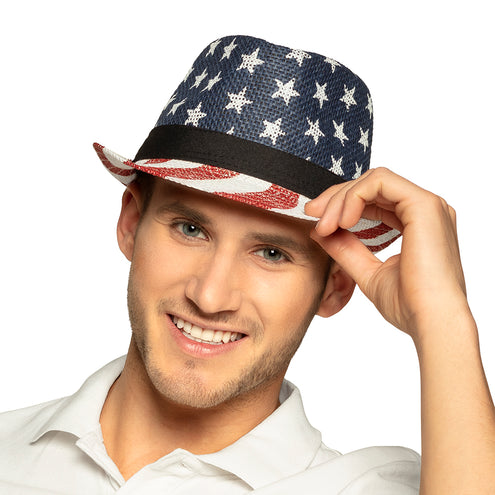E-Carnavalskleding.nl Fedorahoed USA